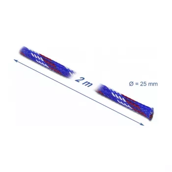 Kabelbeschermingsslang DeLOCK 20751 blauw rood wit