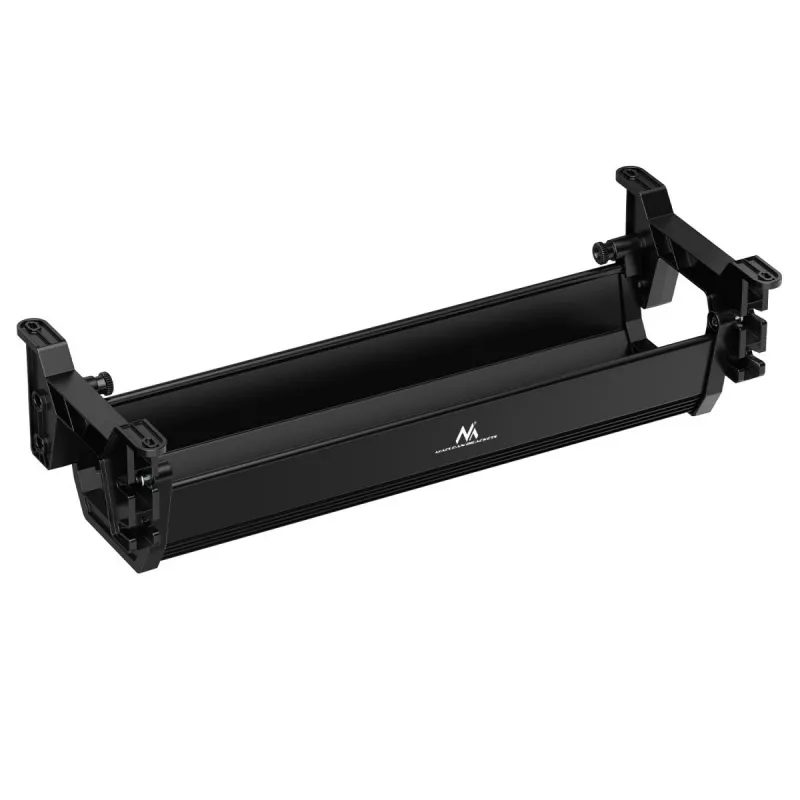 Kabelgoot onder bureau MACLEAN MC-106B — zwart, ABS, maximale belasting 5 kg