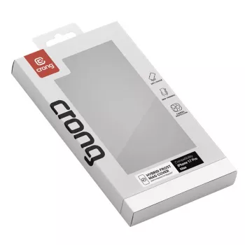 Crong Hybrid Frost MAG Cover Case met MagSafe voor iPhone 17 Pro Max Frosted zwart