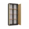RS-80 HEMN OFFICE stellingkast, antraciet/artisan eiken