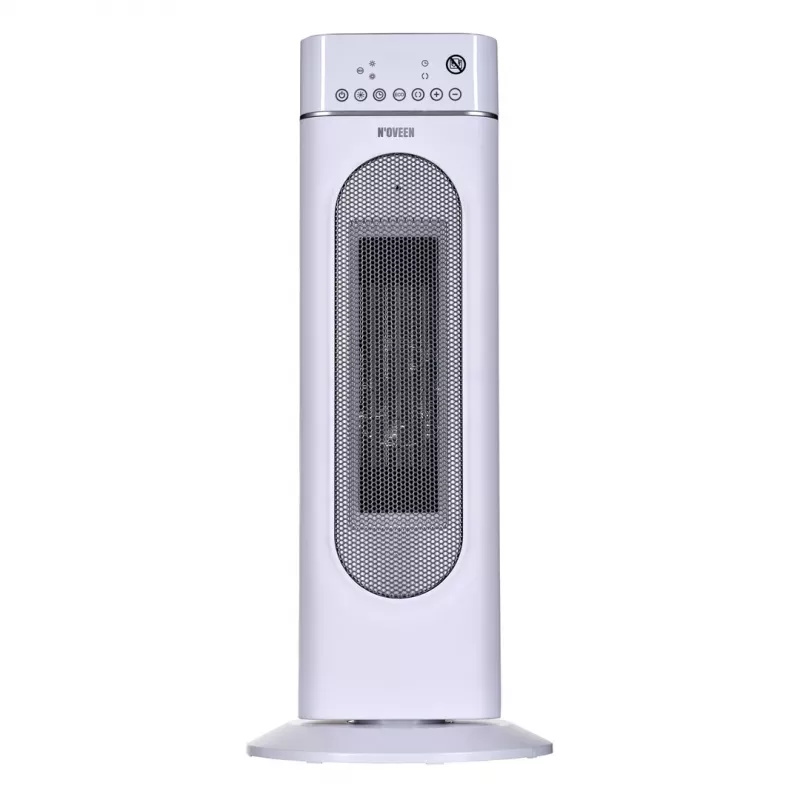 Elektrische keramische kachel NOVEEN PTC3000, 2000 W (1200 W min), LED-display, timer, afstandsbediening, oscillatie, wit