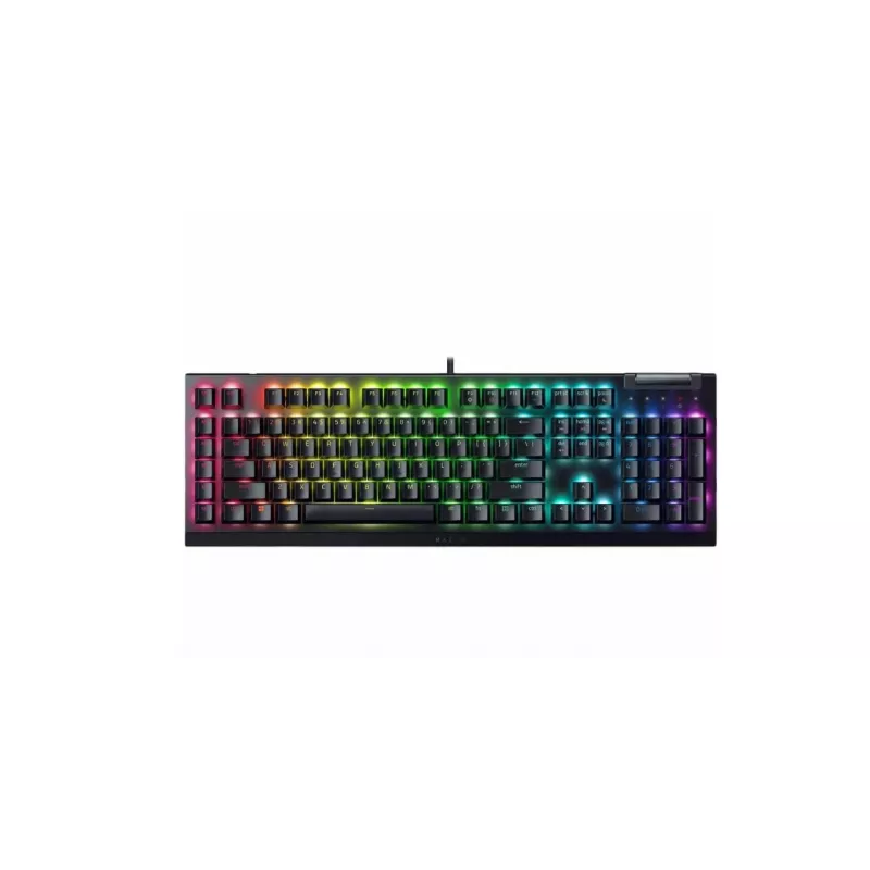 Razer BlackWidow V4 X bedraad gamingtoetsenbord, Cyrillisch, Yellow-schakelaars, zwart