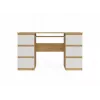 KUBA bureau Artisan-eiken/wit set