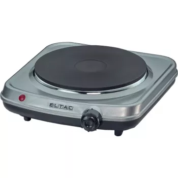 Kookplaat Rommelsbacher ELTAC EK 18 — enkel kookveld, 1500 W, zilver metallic