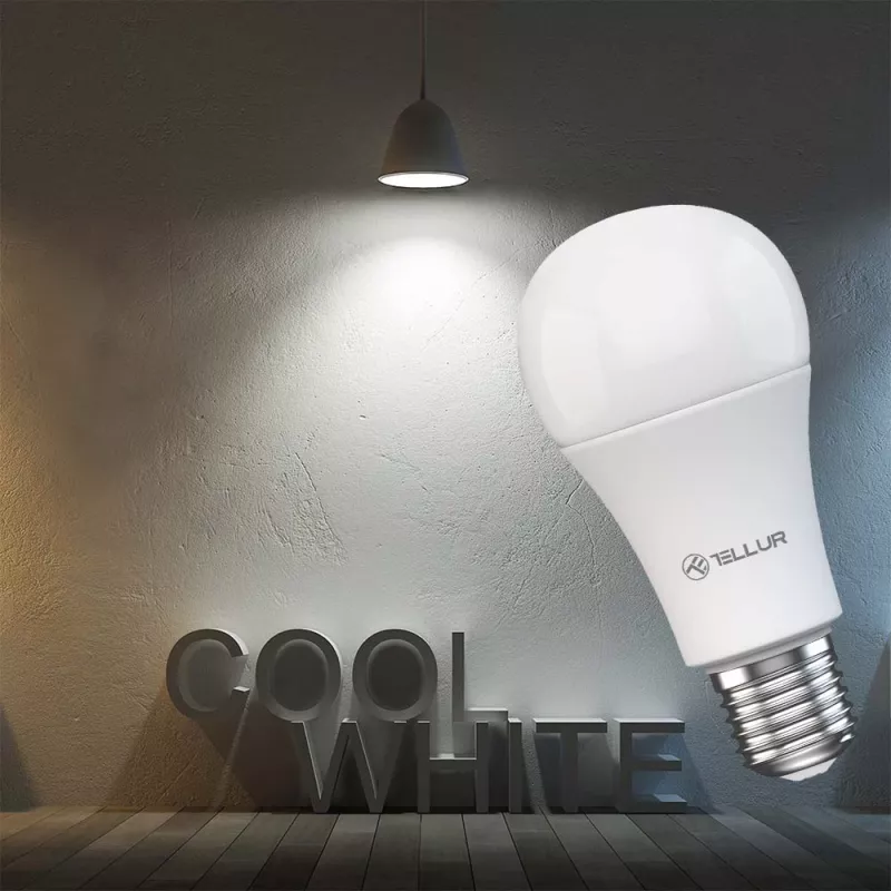 Slimme WiFi-lamp Tellur TLL331331 9W wit warm dimmer — instelbaar warmwit licht, Wi‑Fi-bediening
