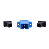 Extralink SC/UPC adapter, singlemode, simplex, blauw