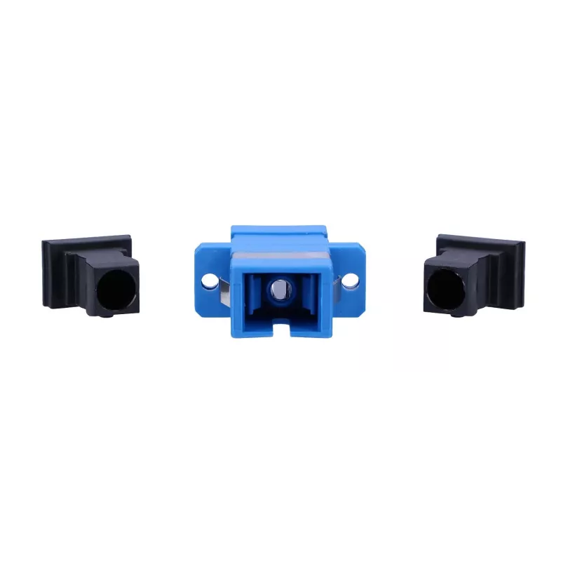 Extralink SC/UPC adapter, singlemode, simplex, blauw