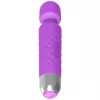 Clitoris-massageapparaat Erolab Wand-M paars oplaadbaar waterdicht