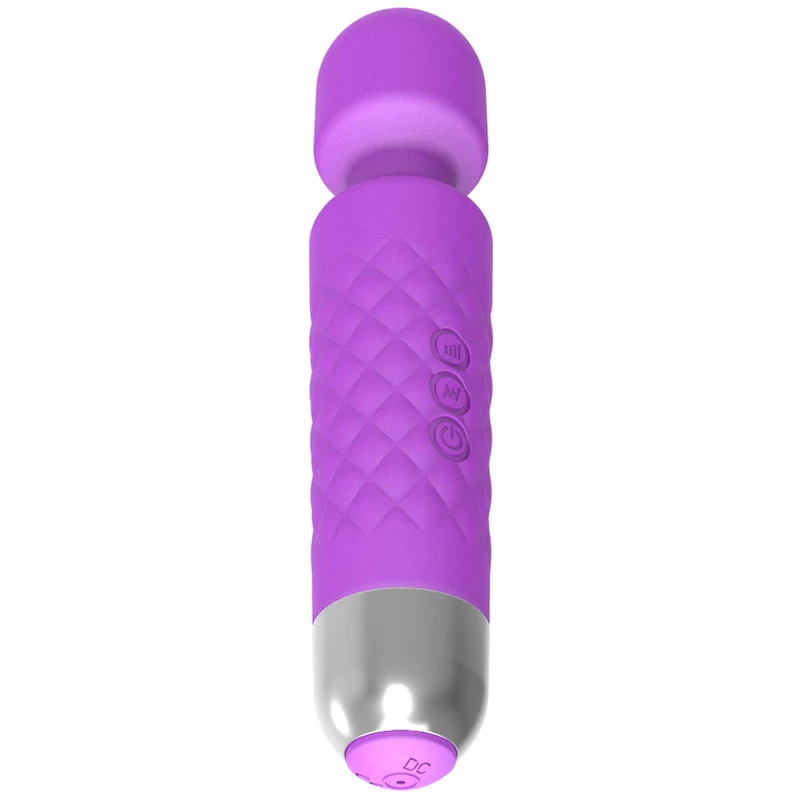 Clitoris-massageapparaat Erolab Wand-M paars oplaadbaar waterdicht
