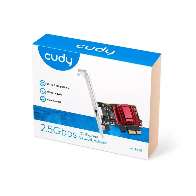Cudy PE25 netwerkkaart intern Ethernet