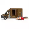 Bestelwagenmodel BRUDER 02678 voorgemonteerd 1:16