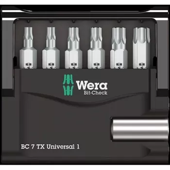 Wera Bit-Check 7 TX Universal 1 - schroevendraaierbitset - 7 stuks (05056294001)