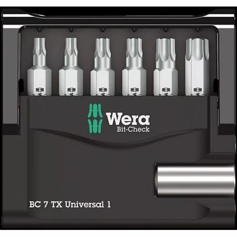Wera Bit-Check 7 TX Universal 1 - schroevendraaierbitset - 7 stuks (05056294001)