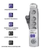 Overspanningsbeveiliging Qoltec 50272 grijs 5 AC-stopcontacten 230V 3m