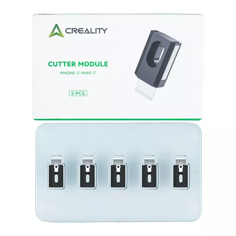Cutter-vervangingsonderdeel voor Creality K2/K2 Plus/K2 Pro 3D-printer – 5-pack, zwart