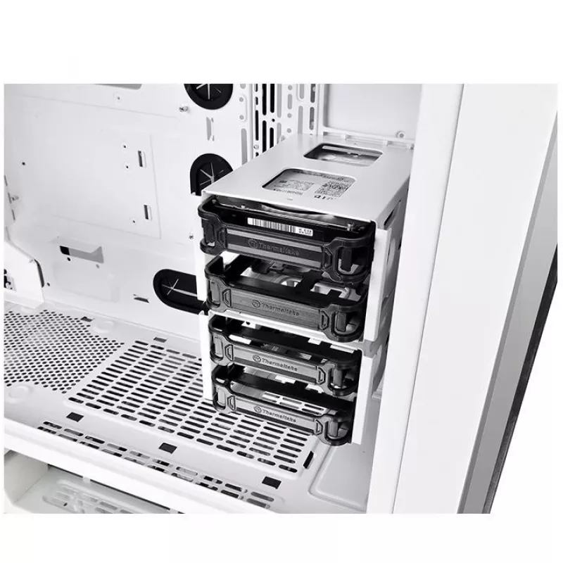 Behuizing View 71 Riing Tempered Glass E-ATX Full Tower - Snow Edition