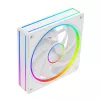 Behuizingsventilator MODECOM VOLCANO LOOP 120 ARGB wit – 120 mm, ARGB-verlichting, PWM-ondersteuning, 400–1400 t/min