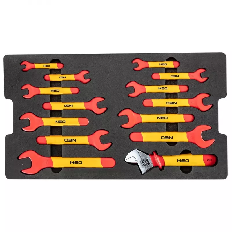 Neo Tools elektriciens-servicebox 52 stuks in robuuste 22er box