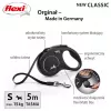 Flexi New CLASSIC 5 m zwart honden-uitrolriem