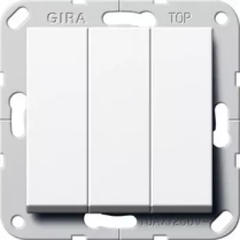 GIRA 284403 elektrische schakelaar 1P wit (284403)