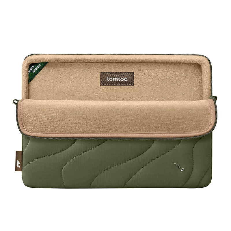 Laptophoes Tomtoc Terra-A27 voor 16 inch laptops, groen (TMT181)