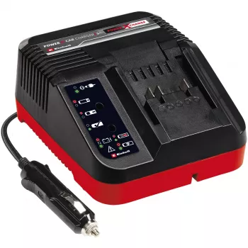 Batterijlader Einhell Power X-Car Charger 3A sigarettenaansteker rood