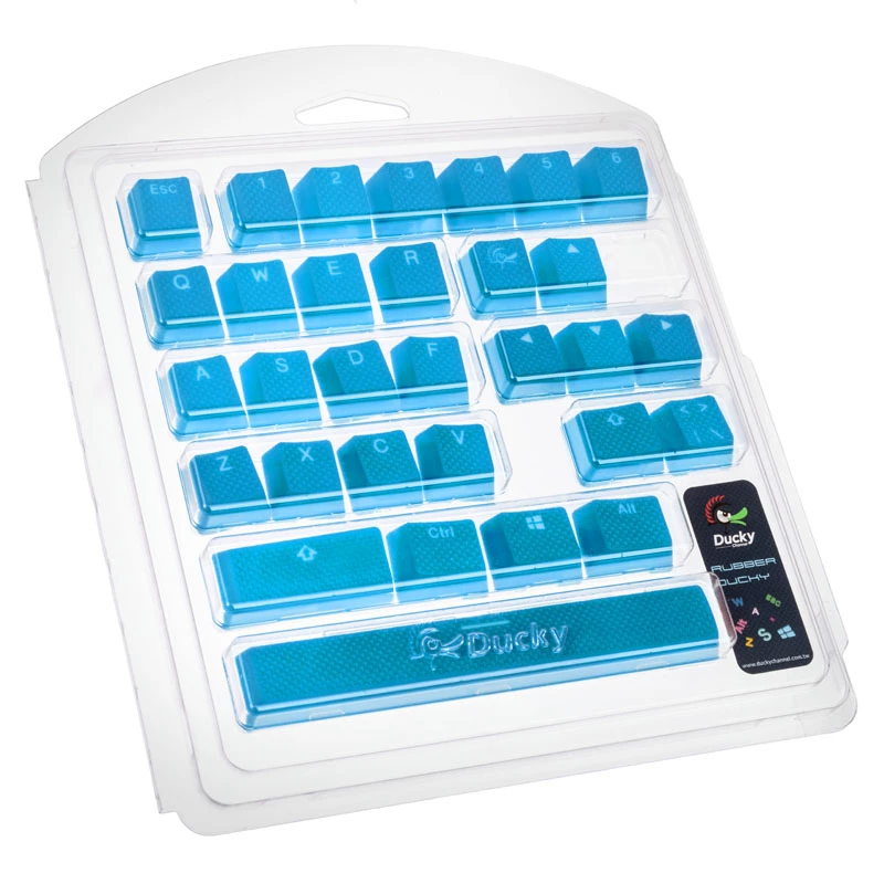 Ducky DKSA31-USRDBNNO1 blauwe rubberen keycap-set