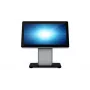 Elo slanke selfservice-countertop stand - stand - voor POS-terminal - zwart/zilver - voor Elo 1502L, 2002L, 2202L, 2402L, 2702L, I-Series ESY15i2, ESY15i5, ESY22i2, ESY22i5 (E514693)