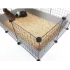 C&C modulaire kooi 3x2 110x75 cm cavia's, egels, zilvergrijs