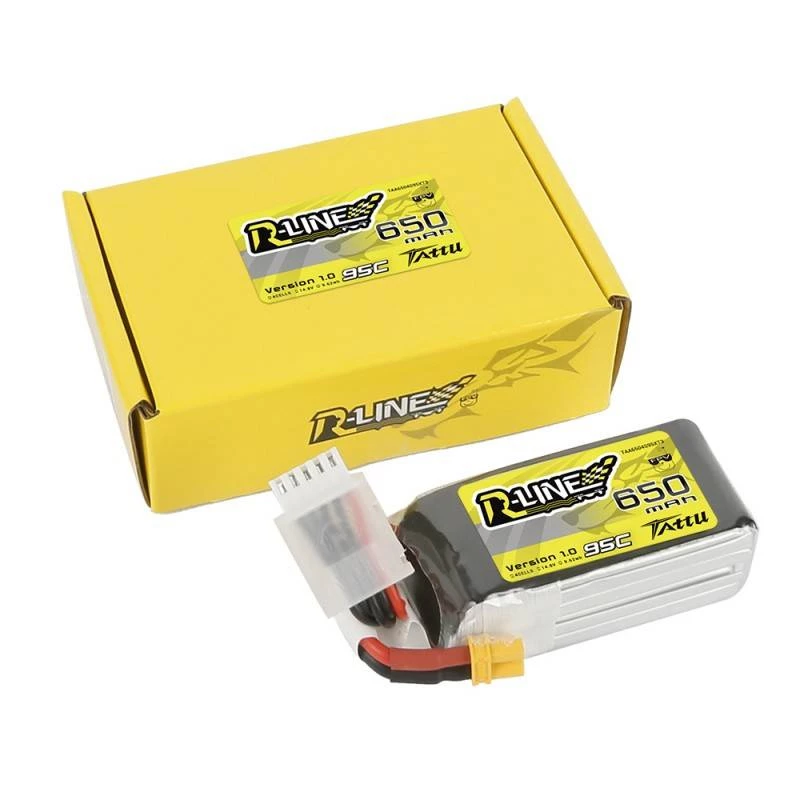 Accu Tattu R-Line 650mAh 14,8V 95C 4S1P XT30