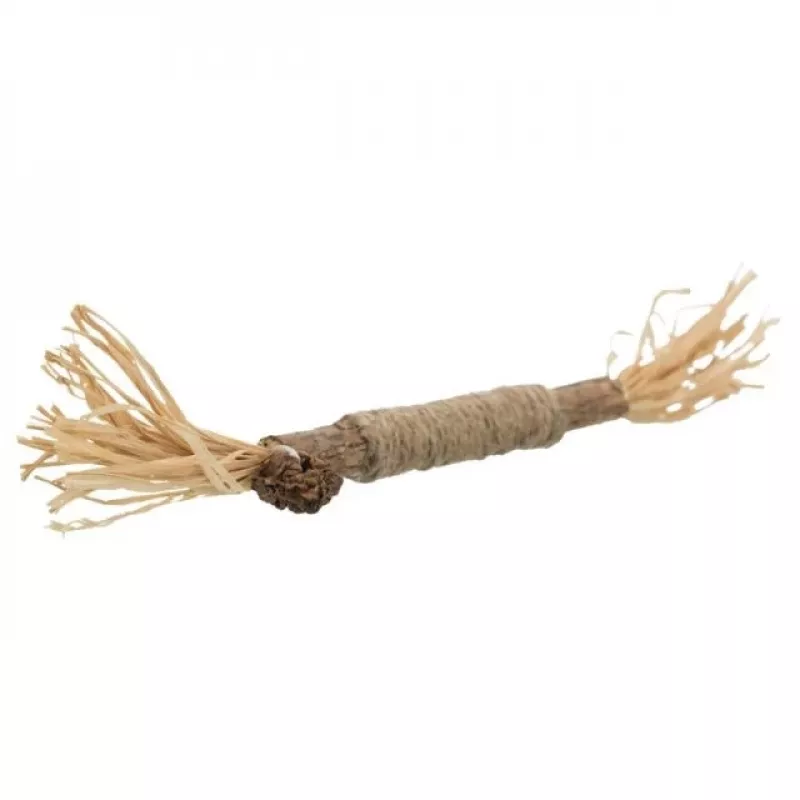 Kattenhengel Trixie TX-42435 Matatabi met kwastjes, hout 240 mm, jute