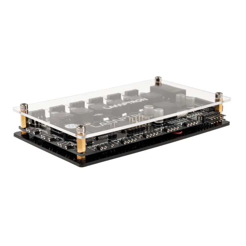 Ventilator- en ARGB-controller Lamptron LAMP-RF625B, zwart – draadloze bediening voor PC-ventilatoren en RGB-LED's