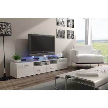 Cama TV-standaard EVORA 200 wit/wit glanzend