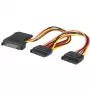 Interne Y-stroomkabel SATA naar 3x SATA Secomp 11.03.1041