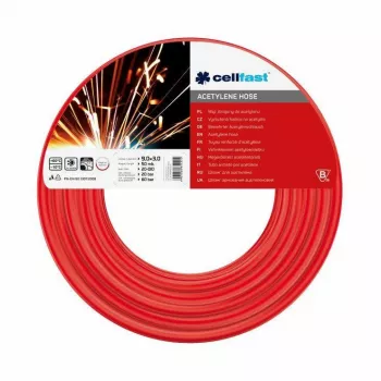 Acetyleenslang Cellfast 9×3 mm, 50 m — lasgasslang