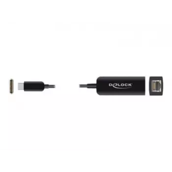 Adapter USB Type-C stekker naar 2,5 Gigabit LAN compact DeLOCK 66645