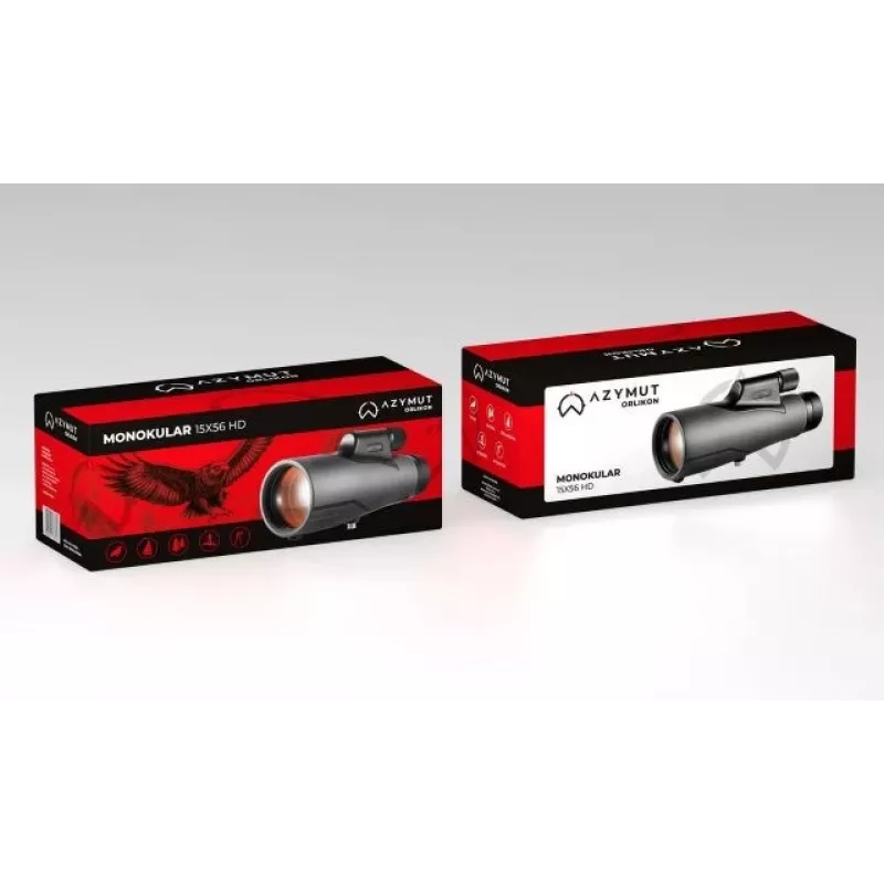 Monoculair AZYMUT 15x56 HD Orlikon — 15x vergroting, 56 mm objectief