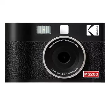 Instantcamera Kodak Mini Shot 2 Era — draagbare instantcamera met ingebouwde printer, zwart