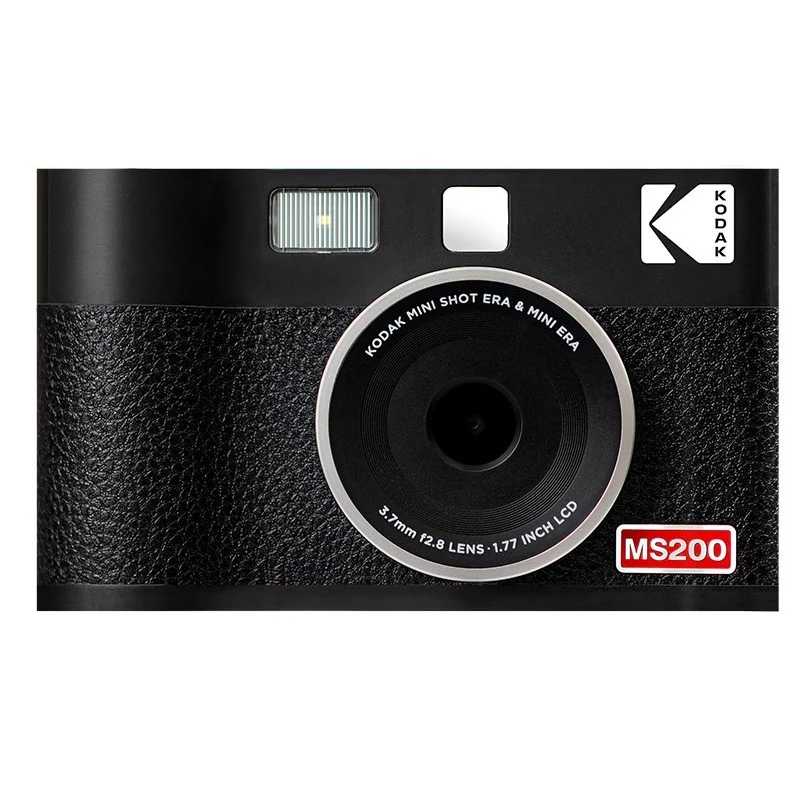 Instantcamera Kodak Mini Shot 2 Era — draagbare instantcamera met ingebouwde printer, zwart