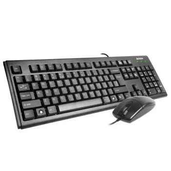A4Tech KM-72620D - toetsenbord-muisset - USB - US - zwart