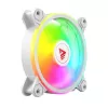 SAVIO FAN-01 WHITE 4-pack 120mm ARGB-ventilatoren inclusief controller en afstandsbediening