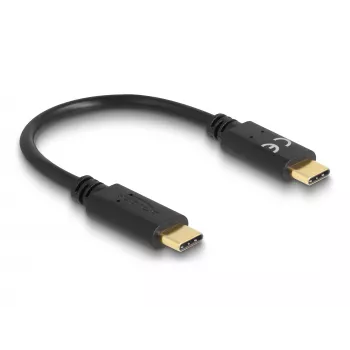 DeLOCK USB Type-C oplaadkabel 15 cm PD 5 A met E-marker