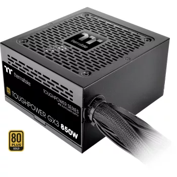 Thermaltake ToughPower GX3 - Voeding (intern) - ATX12V 3.0 - EPS12V - 80 PLUS Gold - AC 100-240 V - 850 Watt - Zwart (PS-TPD-0850NNFAGE-3)