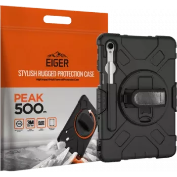 Tablethoes Eiger Peak voor Samsung Tab S11 — 500 m waterbestendigheid, zwart