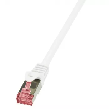 Netwerkkabel LogiLink 0,25 m RJ-45 Cat6 S/FTP wit