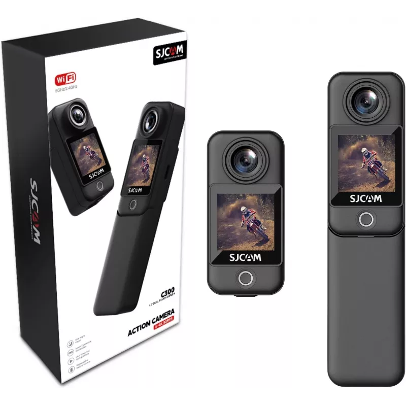 Actioncam SJCam C300 4K 30fps, compact waterdicht ontwerp