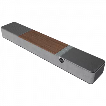 Soundbar KLIPSCH Flexus CORE 100 — 2.1 kanalen, 100 W, ingebouwde subwoofer, grijs/walnoot