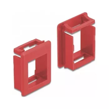 Montageset DELOCK 86762, rood kunststof, model 86762, kunststof materiaal