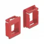 Montageset DELOCK 86762, rood kunststof, model 86762, kunststof materiaal