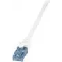Netwerkkabel LogiLink CP3081U RJ-45 Cat6a 7,5 m wit